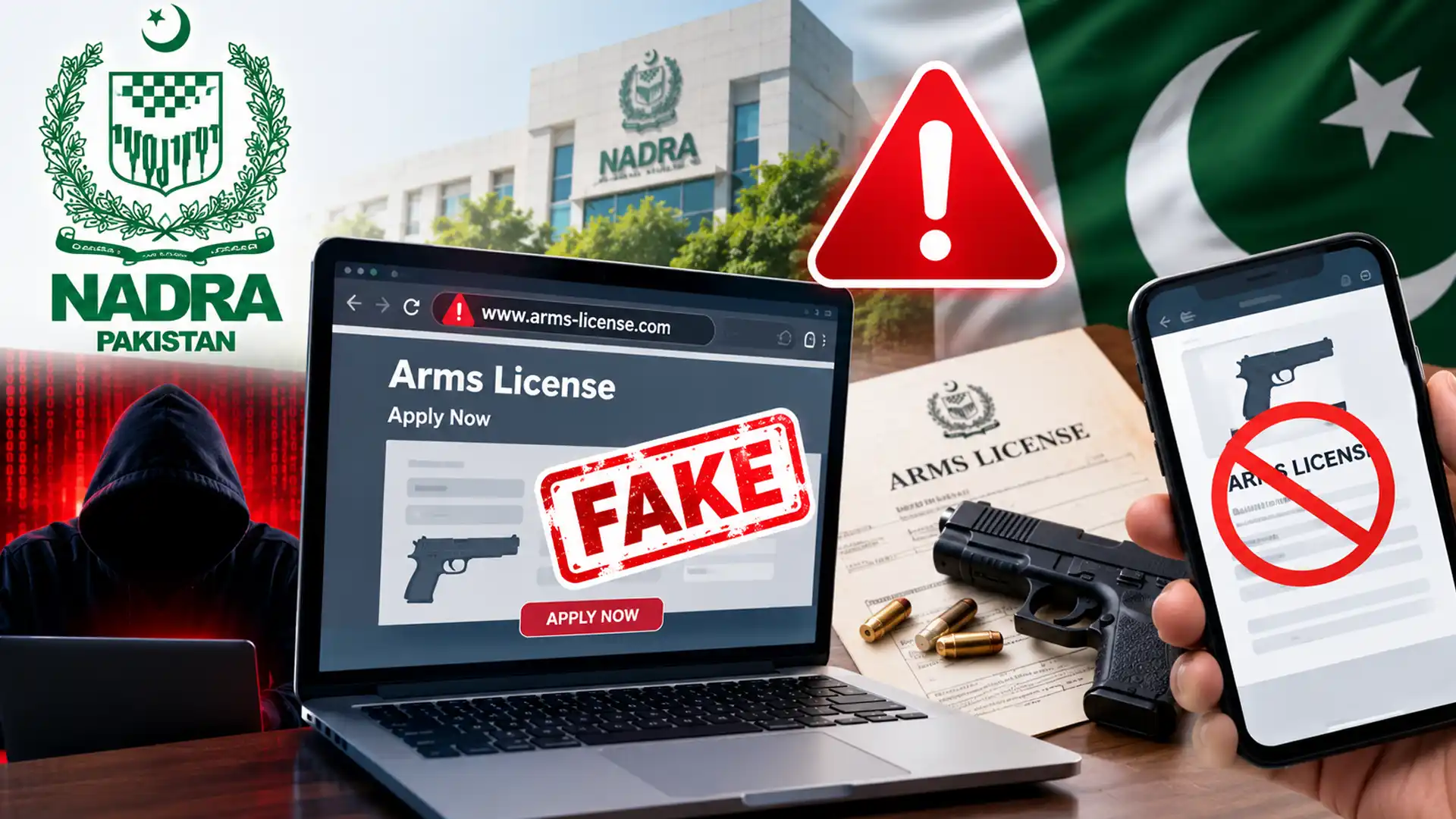 NADRA Warns Citizens Against Fake Arms License Websites