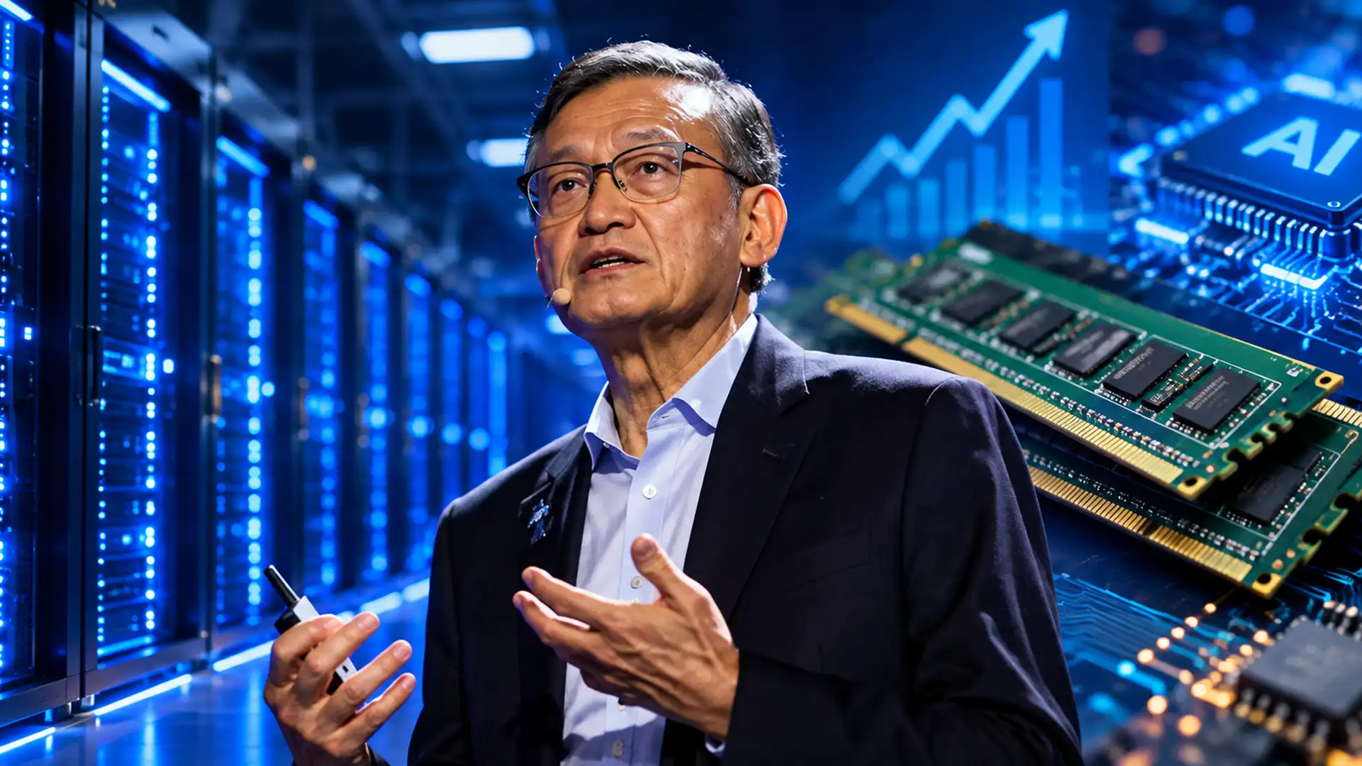 Intel CEO Says AI Boom Will Keep RAM Prices High for Years