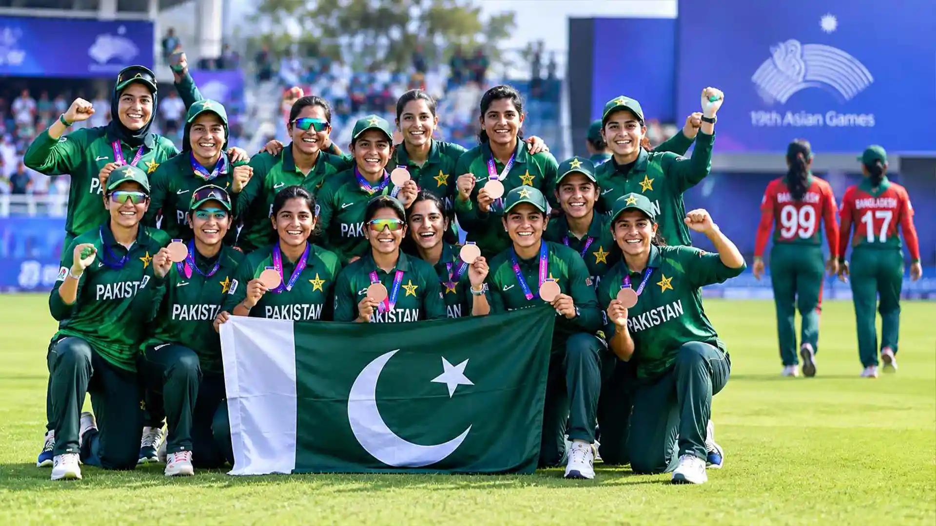 Pakistan Women Beat Bangladesh to Win Asian Games Bronze
