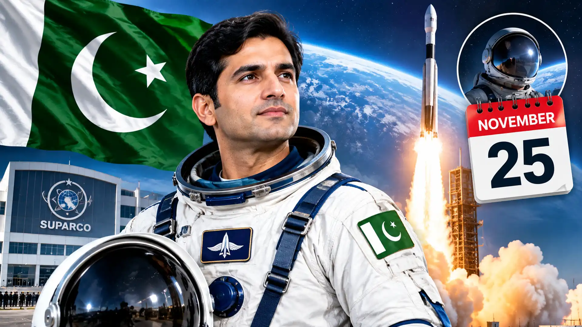 Pakistan’s First Astronaut to Travel to Space on November 25