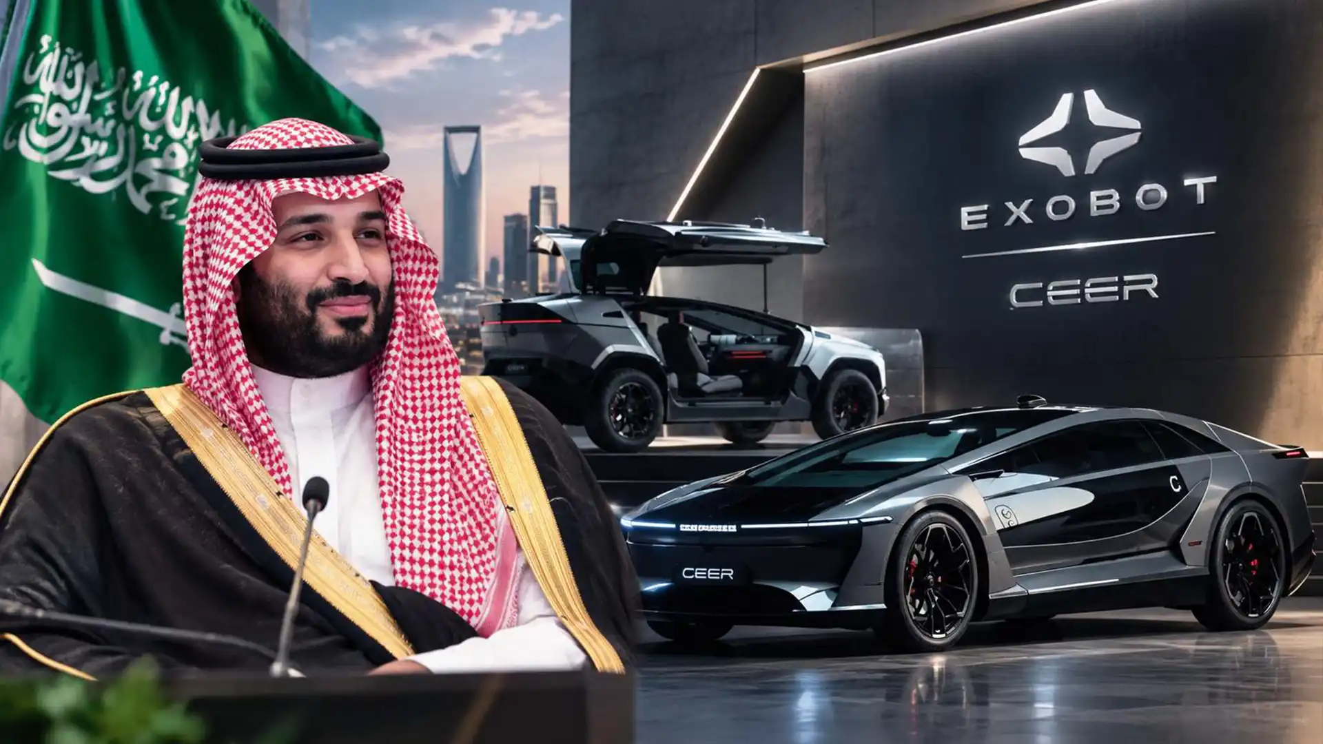 Saudi Arabia Launches CEER EXOBOT Electric Sedan and SUV