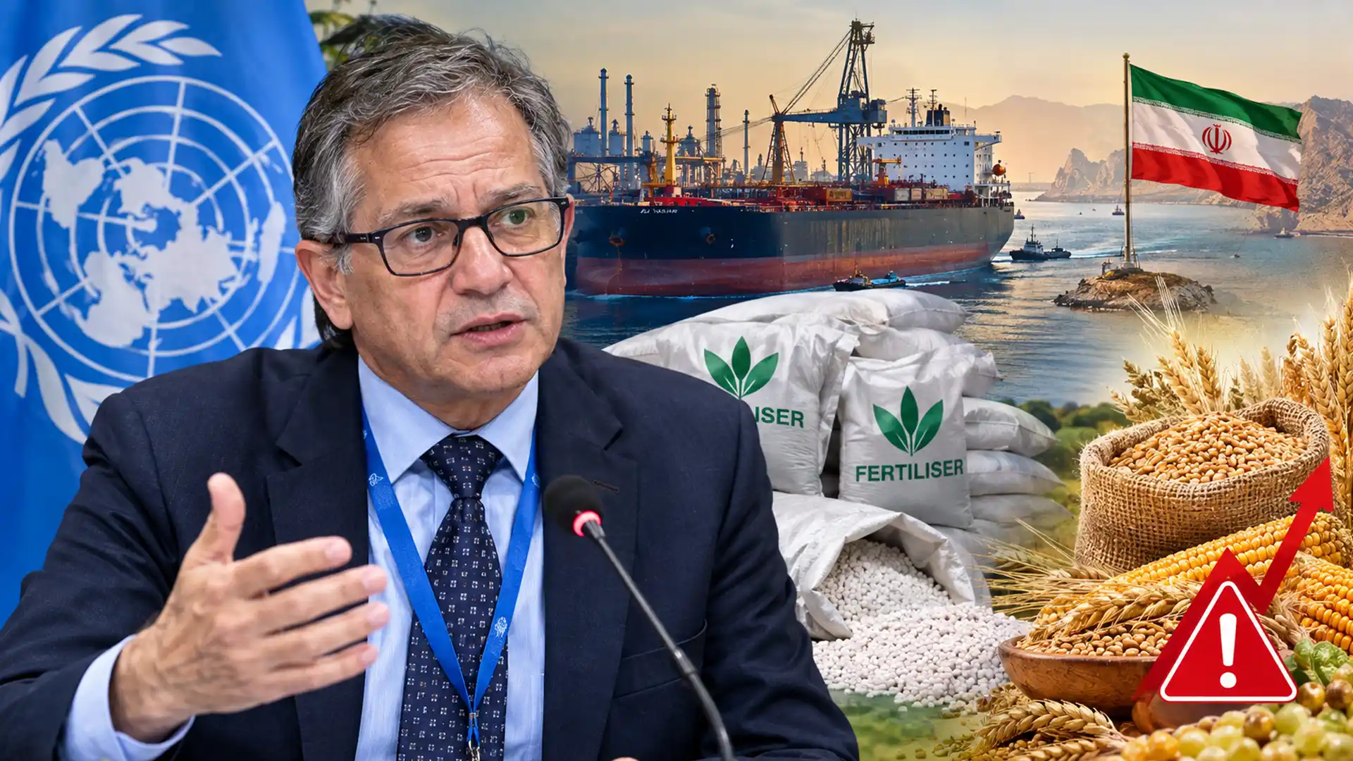 UN Warns Hormuz Fertiliser Plan Failure Could Cause Food Crisis