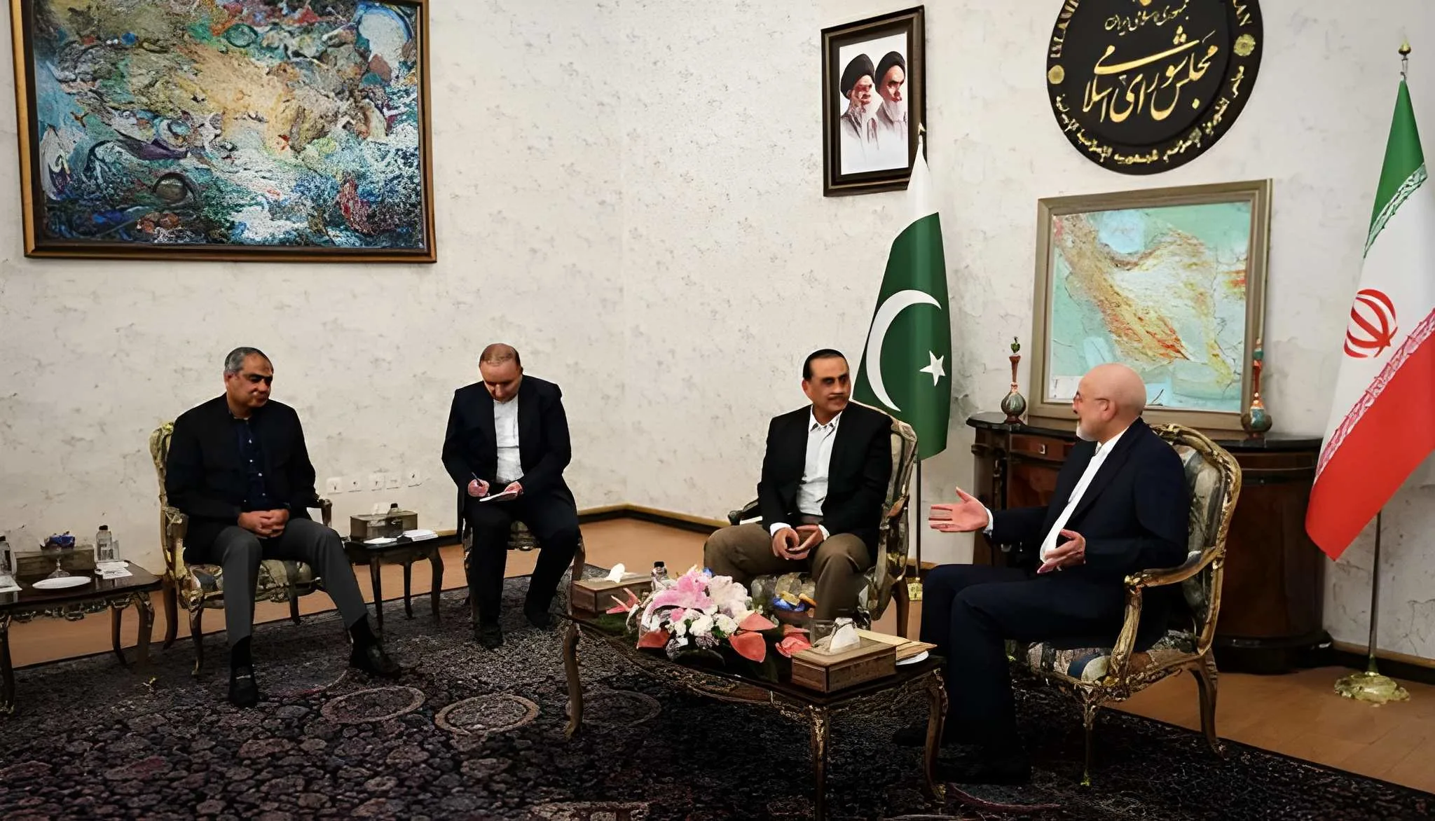 فیلڈ مارشل کا دورۂ ایران، ایرانی قیادت سے اہم ملاقاتیں، آبنائے ہرمز پر گفتگو