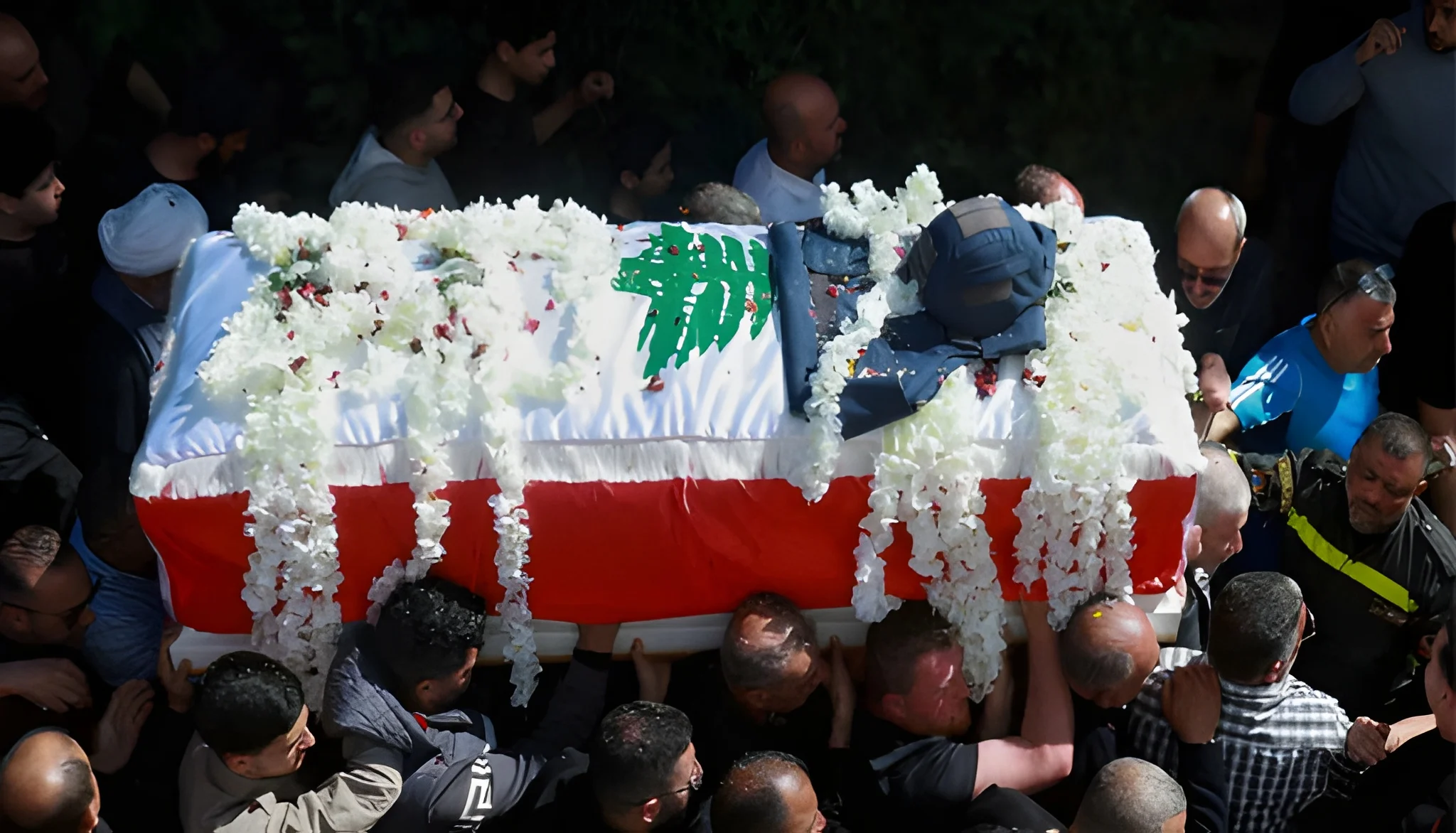 لبنان: اسرائیلی حملے میں شہید خاتون صحافی کی نماز جنازہ ادا