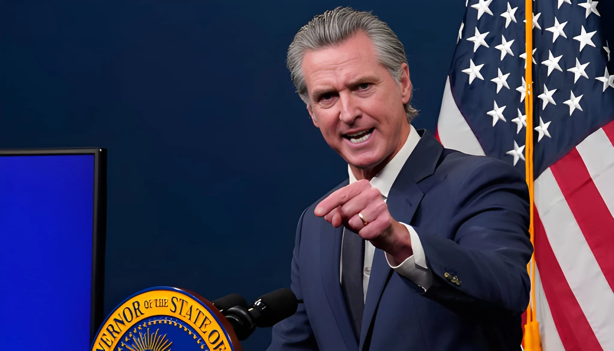 گورنر کیلیفورنیا نے ایران جنگ کو بے مقصد قرار دیکر فوری ختم کرنے کا مطالبہ کردیا