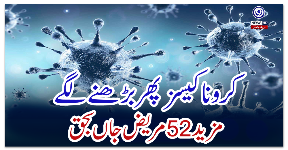 کرونا-کیسز-پھر-بڑھنے-لگے،-مزید-52-مریض-جاں-بحق