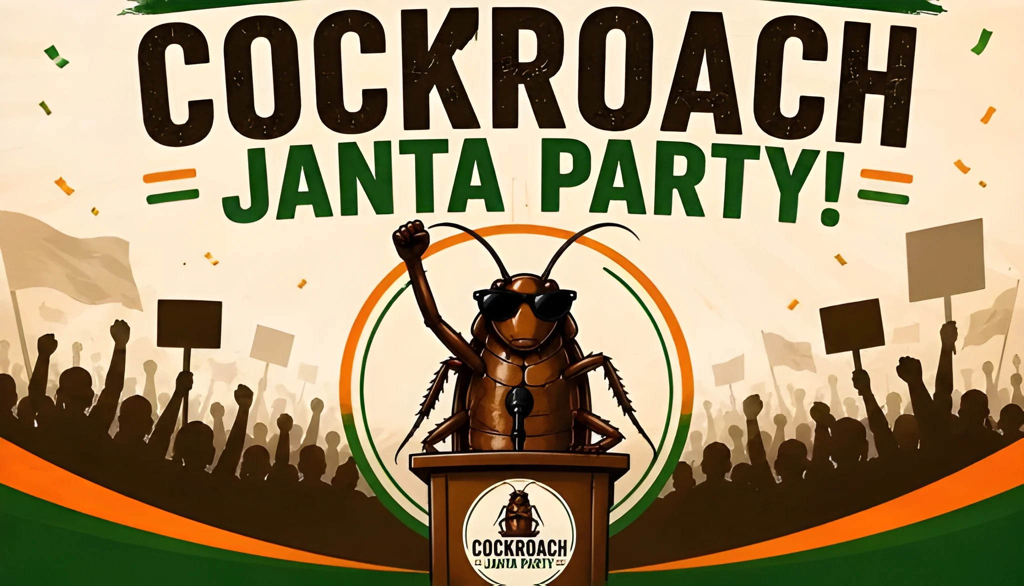 indias-cockroach-party-chief-flies-to-new-delhi-for-protest