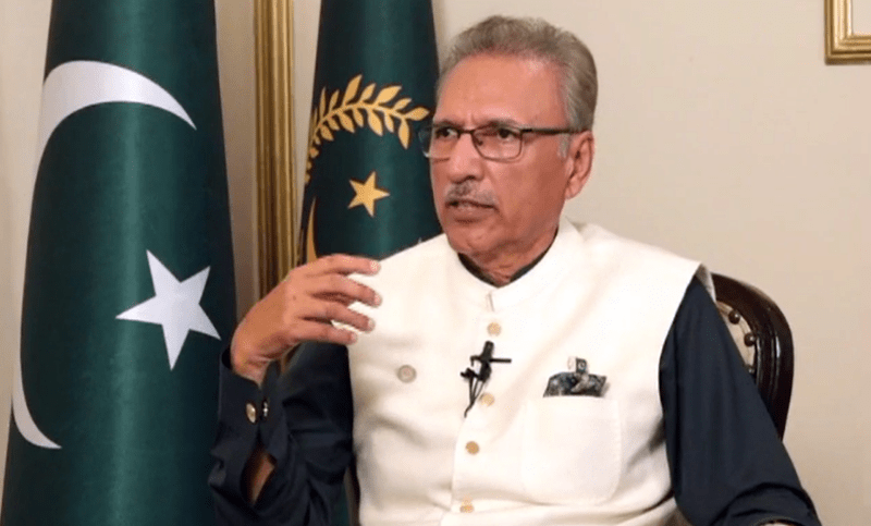 president-arif-alvi-phones-family-of-moazzam-shahzad-killed-during-long-march-attack