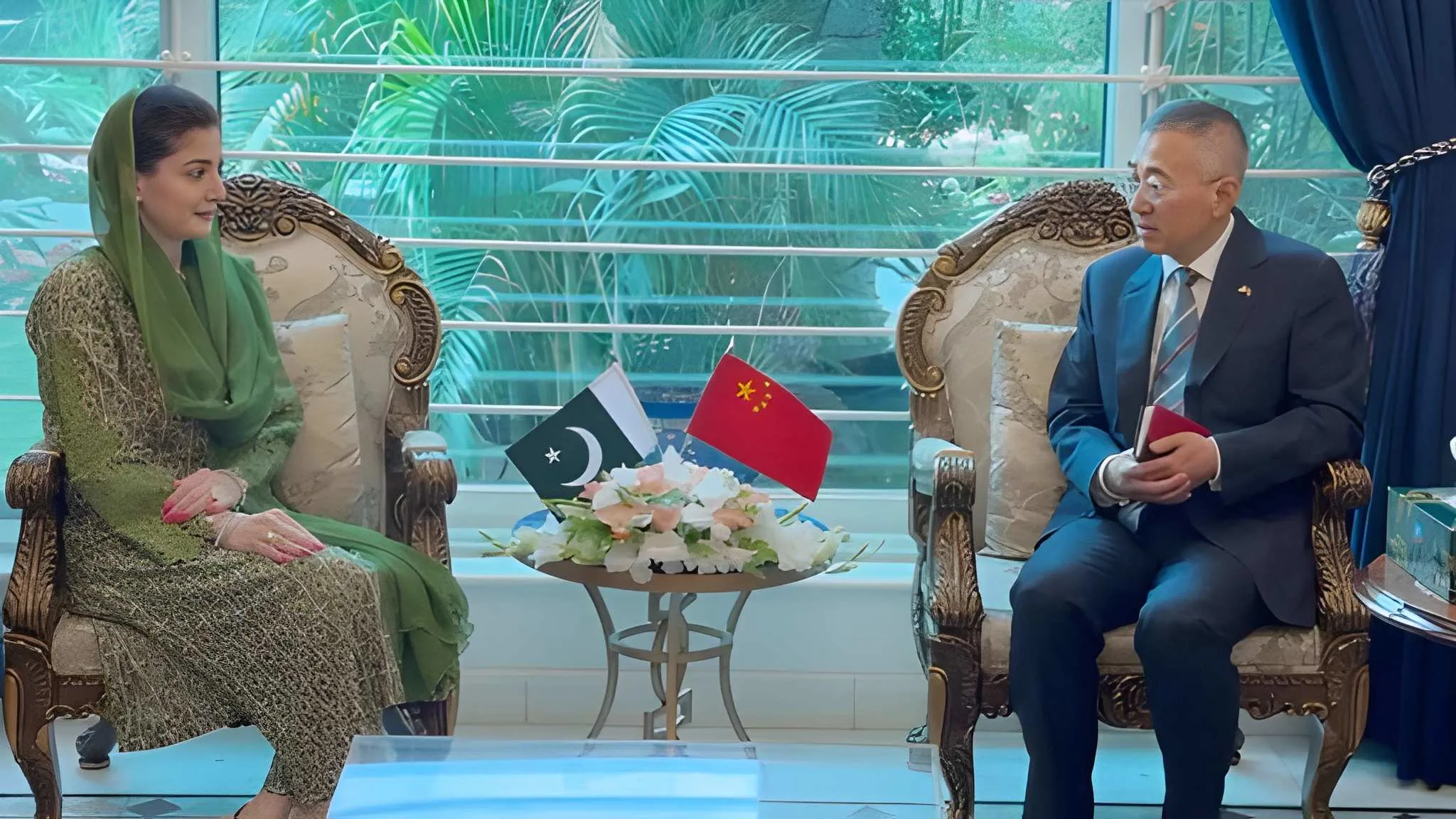 مریم-نواز-سے-چین-کے-نئے-قونصل-جنرل-سن-یان-کی-ملاقات،-دوطرفہ-تعاون-پر-زور
