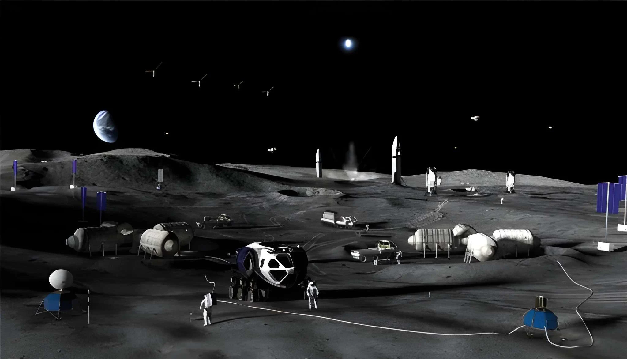 ناسا-کا-بڑا-منصوبہ،-چاند-پر-7-سال-میں-نئی-بیس-قائم-ہوگی