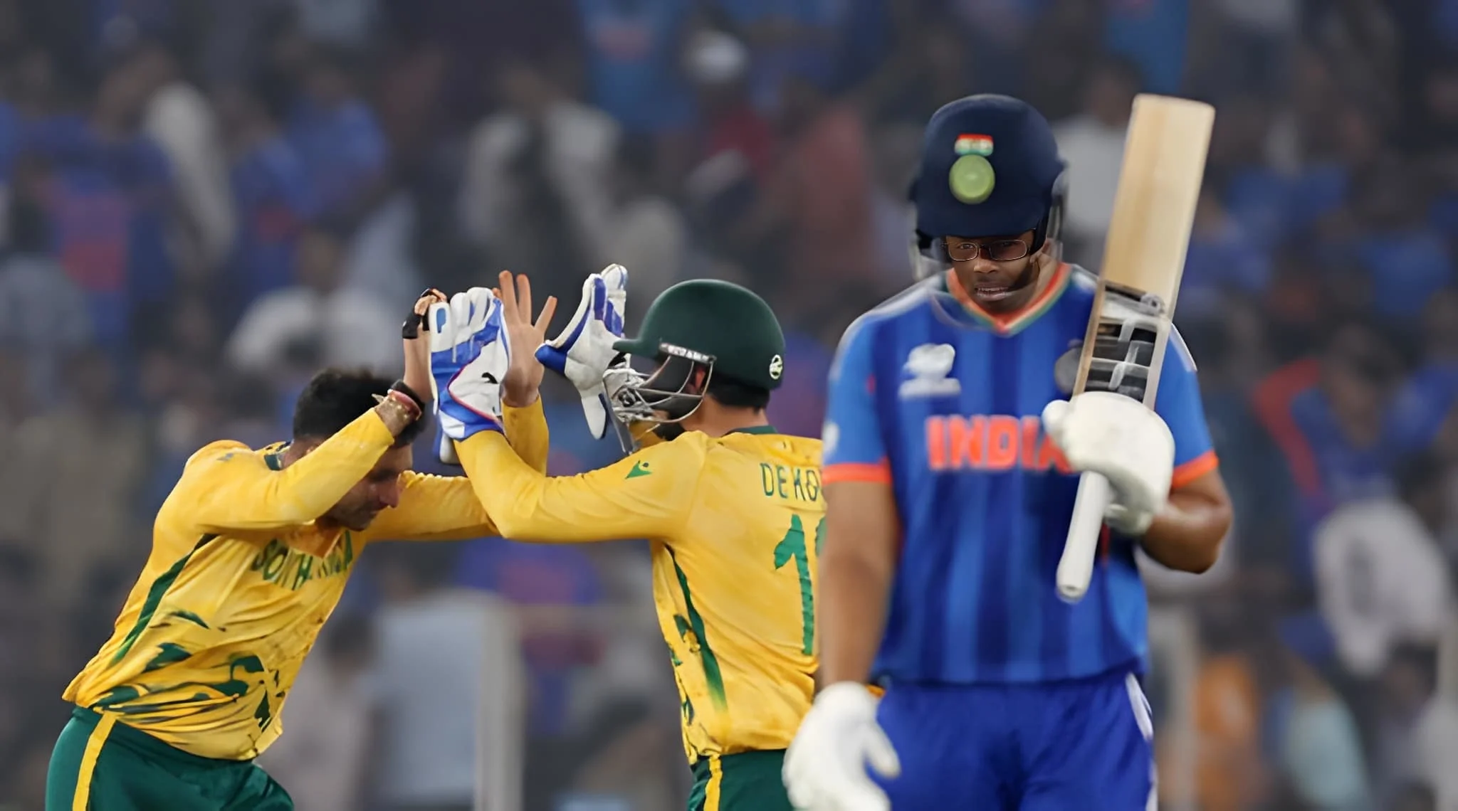 ٹی-ٹوئنٹی-ورلڈکپ-جنوبی-افریقا-کے-ہاتھوں-بدترین-شکست،-بھارت-سیمی-فائنل-سے-دور