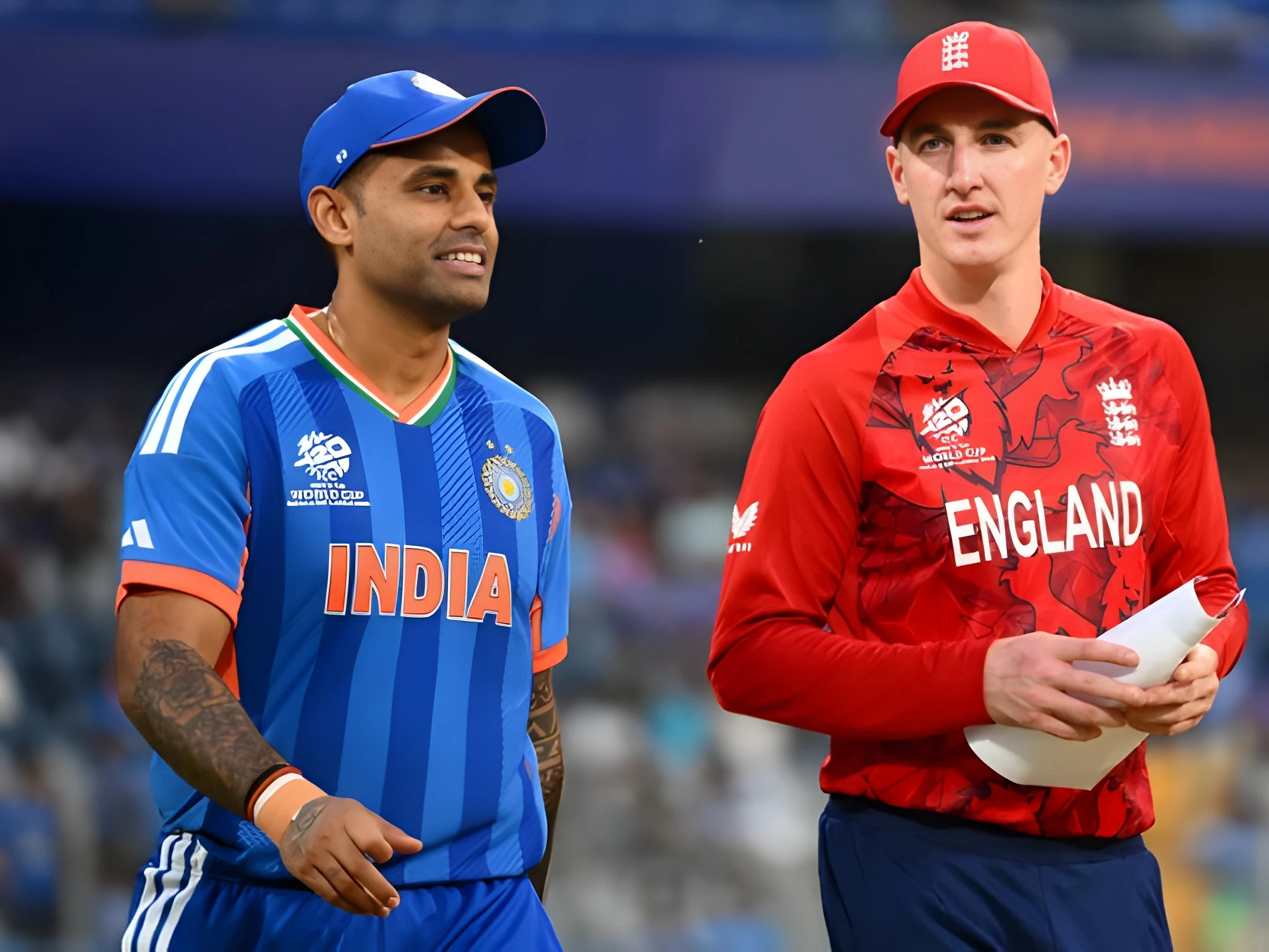 ٹی-ٹوئنٹی-ورلڈکپ-سیمی-فائنل-میں-بھارت-اور-انگلینڈ-کے-درمیان-کئی-ریکارڈز-توڑ-دیے-گئے