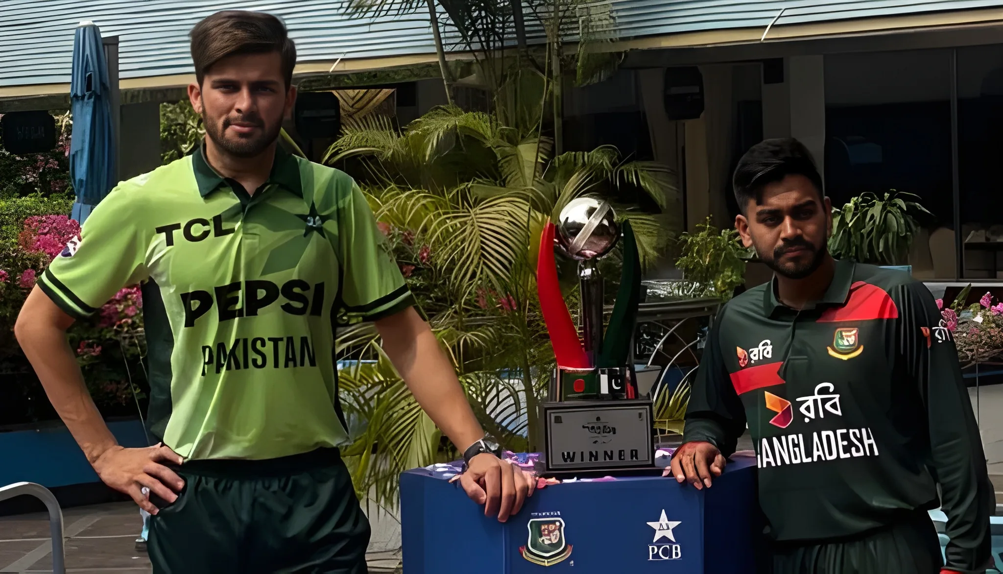 پاکستان-اور-بنگلادیش-ون-ڈے-سیریز-کی-ٹرافی-کی-رونمائی