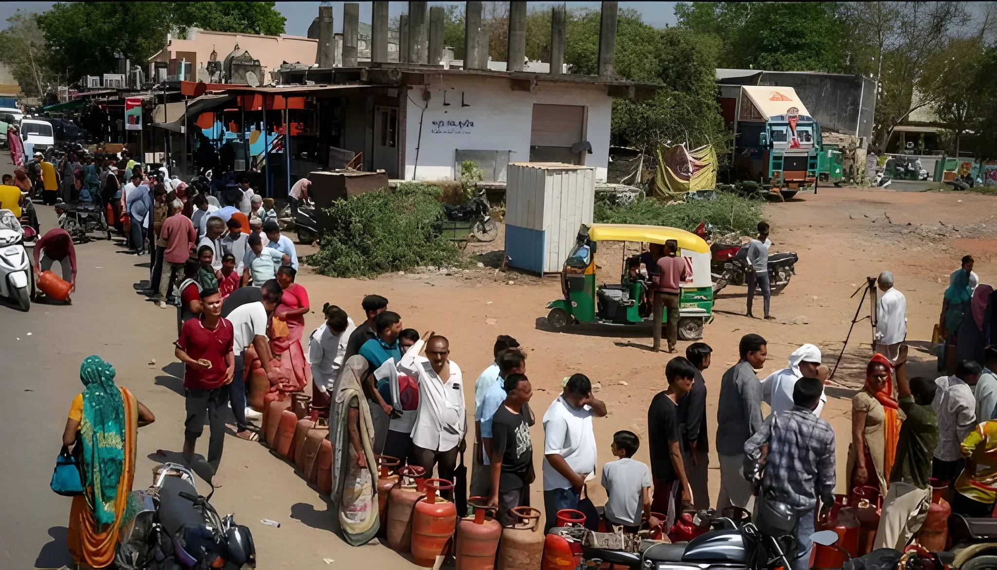 گیس-کی-قلت،-بھارت-میں-بحران-کی-سنگین-صورتحال