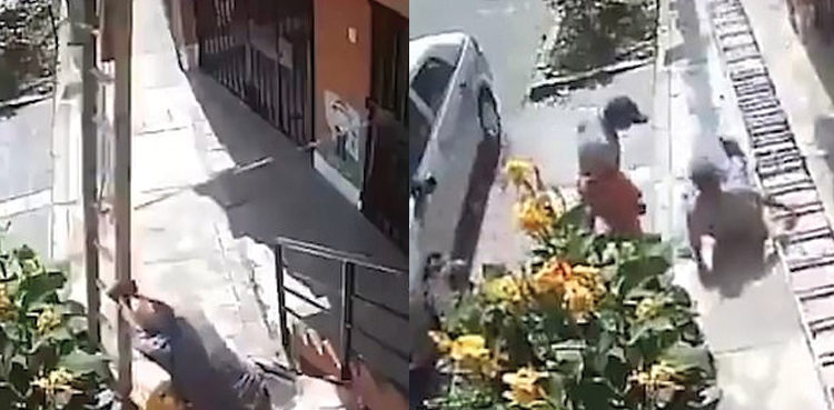 watch-painter-falls-to-the-ground-after-irate-elderly-man-shakes-the-ladder